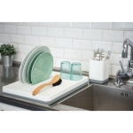 Plast team gouttoir  vaisselle montreal, blanc / gris