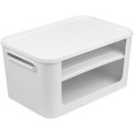 Plateau pour bo�te de rangement module, blanc