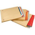 Pochettes � soufflets, c4, 229 x 324 mm, kraft brun