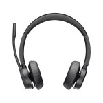Poly voyager 4320 teams duo casque sans fil bluetooth + dongle usb - c