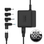 Port connect chargeur secteur 65w gan� alimentation pour ordinateur portable asus usb - c - 4 embouts ...