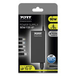 Port connect chargeur secteur 90w compatible ordinateur portable hp + 5 embouts