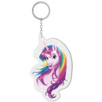 Porte - cl�s reflactions 'licorne'