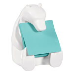 Post - it d�vidoir ours blanc pour z - notes repositionnables 76 x 76 mm - 1 bloc de 90 feuilles bleues ...