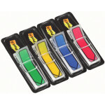 Post - it marque - pages flèches 12 x 44 mm - lot de 4 x 24 avec distributeurs - couleurs assorties Post - it marque - pages flèches 12 x 44 mm - lot de 4 x 24 avec distributeurs - couleurs assorties