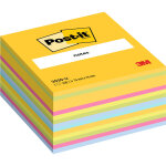 Post - it notes repositionnables 76 x 76 mm - assorties - bloc de 450 feuilles