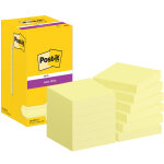 Post - it notes repositionnables super sticky 76 x 76 mm - jaune - lot 12 blocs de 90 feuilles Post - it notes repositionnables super sticky 76 x 76 mm - jaune - lot 12 blocs de 90 feuilles