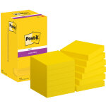 Post - it notes repositionnables super sticky 76 x 76 mm - jonquille - lot 12 blocs de 90 feuilles Post - it notes repositionnables super sticky 76 x 76 mm - jonquille - lot 12 blocs de 90 feuilles