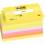 Post - it notes repositionnables z - notes 76 x 127 mm - assorties n�on - lot 6 blocs de 100 feuilles ...