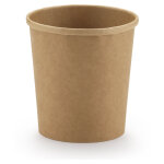 Pot en carton 36cl kraft brun - lot de 25
