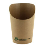 Pot � wrap 'pure', rond, 230 ml, brun