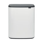 Poubelle bo touch bin brabantia 2 x 30 l, blanc