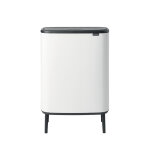 Poubelle bo touch bin hi brabantia 2 x 30 l, blanc