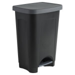 Poubelle  pdale eco 50 l - noir