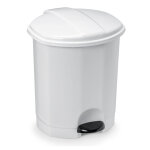 Poubelle sanitaire � p�dale 5 l - blanc