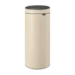 Poubelle touch bin brabantia 30 l, beige