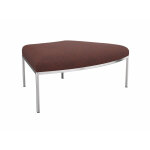 Pouf modulable d'accueil astro twist tissu - rouille