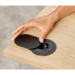 Prise encastr�e pour table power spot type e, blanc