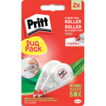 Pritt blister de 2 mini rollers correction frontal jetable pritt. capuchon protection. dimensions 4, ...