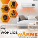 Profi care chauffage mural en céramique pc - hl 3116, blanc Profi care chauffage mural en céramique pc - hl 3116, blanc