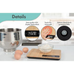Profi cook balance de cuisine en bambou pc - kw 1271 Profi cook balance de cuisine en bambou pc - kw 1271