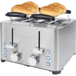 Profi cook grille - pain 4 tranches pc - ta 1252, acier inox