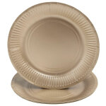 Pronappe 10 assiettes en carton rondes, 23 cm - or