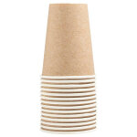 Pronappe 15 gobelets en carton, 20 cl - kraft