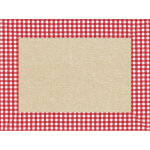 Pronappe barquette de 400 sets de table papier gaufr recycl 80g / m2, lin vichy - format 30x40cm - ...