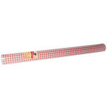 Pronappe nappe en rouleau papier damass - 50x1, 18m - vichy rouge