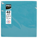 Pronappe paquet de 40 serviettes micro - gaufrées ouate 2 plis - 38x38 cm - vert kiwi Pronappe paquet de 40 serviettes micro - gaufrées ouate 2 plis - 38x38 cm - vert kiwi