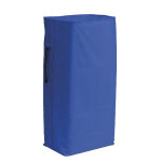 Prot�ge sac poubelle 120l en pvc - bleu