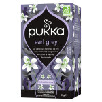 Pukka th� noir earl grey bergamote lavande citron - biologique et �quitable - bo�te de 20 sachets