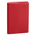 Quo vadis agenda semainier equology ministre - 16 x 24 cm - rouge - 2026
