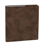 Quo vadis agenda semainier ex�cutif bergame 16 x 16 cm - chocolat - janvier � d�cembre 2027