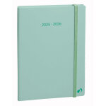 Quo vadis agenda semainier plan notes - 15 x 21 cm - vert - septembre 2025  dcembre 2026