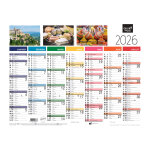 Quo vadis calendrier mural annuel fantaisie tradition - 27 x 21 cm - 2026