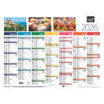 Quo vadis calendrier mural annuel fantaisie tradition - 55 x 40, 5 cm - 2026