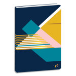 Quo vadis carnet nova ligné 10x15cm 192 pages. couverture motif losange jaune Quo vadis carnet nova ligné 10x15cm 192 pages. couverture motif losange jaune