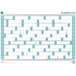 Quo vadis planning annuel souple effaable  sec - 90 x 63 cm - 2026