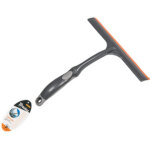 Raclette de douche, anthracite / orange