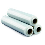 Raja bobine de film emballage pr� - �tir� manuel cast - 43 cm x 300 m - epaisseur 8 microns - transparent ...