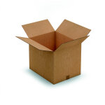 Raja caisse américaine carton double cannelure - l. 50 x l. 40 x h. 40 cm - kraft brun - lot de 10 Raja caisse américaine carton double cannelure - l. 50 x l. 40 x h. 40 cm - kraft brun - lot de 10