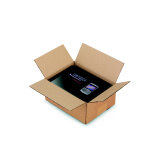 Raja caisse américaine carton simple cannelure - l. 20 x l. 15 x h. 9 cm - kraft brun - lot de 25 Raja caisse américaine carton simple cannelure - l. 20 x l. 15 x h. 9 cm - kraft brun - lot de 25