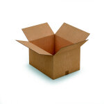 Raja caisse américaine carton double cannelure - l. 50 x l. 40 x h. 30 cm - kraft brun - lot de 10 Raja caisse américaine carton double cannelure - l. 50 x l. 40 x h. 30 cm - kraft brun - lot de 10