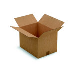 Raja caisse amricaine carton simple cannelure - l. 40 x l. 30 x h. 27 cm - kraft brun - lot de 25