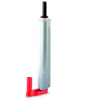 Raja dérouleur manuel de film étirable - pour bobines 45 et 50 cm - plastique - rouge Raja dérouleur manuel de film étirable - pour bobines 45 et 50 cm - plastique - rouge