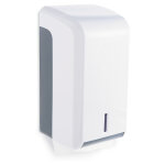 Mondoffice distributeur de papier toilette mixte : en paquets ou en rouleaux - blanc