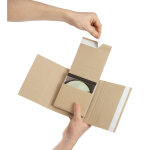 Raja Étui emballage postal carton brun avec fermeture adhésive - 14 x 12, 5 cm - 1 à 4 cd ou jeux vidéo ... Raja Étui emballage postal carton brun avec fermeture adhésive - 14 x 12, 5 cm - 1 à 4 cd ou jeux vidéo ...