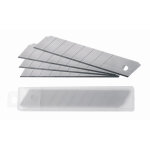 Mondoffice lames de rechange pour cutter standard - acier inoxydable - 18 mm - lot de 10
